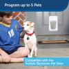 imagePetSafe Electronic Pet Door  RustProof Programmable Smart CollarActivated Dog or Cat Entry  Easy Installation ampamp SpaceSaving Design  Small  Fits Pets Up to 15 lbKey Only