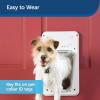 imagePetSafe Electronic Pet Door  RustProof Programmable Smart CollarActivated Dog or Cat Entry  Easy Installation ampamp SpaceSaving Design  Small  Fits Pets Up to 15 lbKey Only