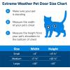 imagePetSafe Extreme Weather Pet Door  Insulated WeatherResistant Dog ampamp Cat Door with Durable Plastic Frame  Maximum EnergySaving Efficiency  Small  for Dogs ampamp Cats up to 15 lbsPlastic Pet Door