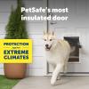 imagePetSafe Extreme Weather Pet Door  Insulated WeatherResistant Dog ampamp Cat Door with Durable Plastic Frame  Maximum EnergySaving Efficiency  Small  for Dogs ampamp Cats up to 15 lbsPlastic Pet Door