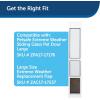 imagePetSafe Extreme Weather Sliding Glass Pet Door Replacement Flaps  Maintains Indoor Temperature  EnergySaving  Weatherproof Dog Door Replacement  LargeLarge