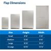 imagePetSafe Original Replacement Flap  Doggie Door Vinyl Replacement Flap for Sliding Glass Pet Door  Durable ampamp Made with NonToxic Materials  8 78quot H x 5 18quot W  LargeLarge Pack of 1