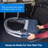imagePetSafe Happy Ride Collapsible Travel Crate  Safe Travel Containment with Heavy Duty Aluminum Frame Mesh Windows Convenient Storage Pockets ampamp Secure Seat Belt Access  Road Trip Crate