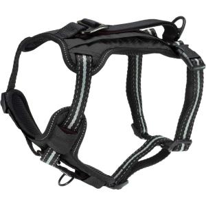 imagePetSafe WalkAlong Outdoor Dog Harness NoPull Solution WaterResistant Zippered Pouch for Storage Builtin Car Restraint LargeBlack