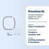imagePetSafe Big Cat Door Glass Installation Adaptor Mounting Adaptor for Installation of New and Improved Big Cat Door in Glass Doors and WindowsGlass Installation Adaptor