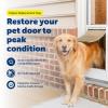 imagePetSafe Classic Replacement Flap  Maintains Weather Seal  Soft Tinted Vinyl Flap with Magnetic Closure  Compatible with Wall Entry amp Patio Panel Pet Doors  Easy to Install  MediumMedium Pack of 1