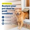 imagePetSafe Classic Replacement Flap  Maintains Weather Seal  Soft Tinted Vinyl Flap with Magnetic Closure  Compatible with Wall Entry amp Patio Panel Pet Doors  Easy to Install  MediumLarge Pack of 1