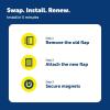 imagePetSafe Classic Replacement Flap  Maintains Weather Seal  Soft Tinted Vinyl Flap with Magnetic Closure  Compatible with Wall Entry amp Patio Panel Pet Doors  Easy to Install  MediumLarge Pack of 1