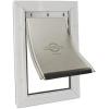 imagePetSafe Freedom Aluminum Pet Door for Dogs and Cats Medium White Tinted Vinyl FlapSustainable Packaging