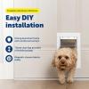 imagePetSafe Freedom Aluminum Pet Door for Dogs and Cats Medium White Tinted Vinyl FlapSustainable Packaging