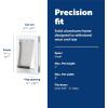 imagePetSafe Freedom Aluminum Pet Door for Dogs and Cats Medium White Tinted Vinyl FlapSustainable Packaging