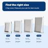 imagePetSafe Freedom Aluminum Pet Door for Dogs and Cats Medium White Tinted Vinyl FlapSustainable Packaging