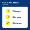 imagePetSafe Microchip Cat Door Installation Adaptor Easy Install into Glass or Metal Doors and Walls1 Count Pack of 1
