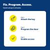 imagePetSafe Microchip Cat Door amp Key Fob System  Exclusive Entry Access  Programmable Microchip Tag Device  Secure Entry System  Indoor amp Outdoor Passage  RFID Access Cat Device  Key Fob Only