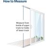 imagePetSafe Sliding Glass Pet Door  Convenient Sliding Patio Door Insert  Weather Resistant Aluminum  Shatter Resistant Tempered Glass  NoCut Installation  Adjustable Height 75 78 to 81