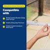 imagePetSafe Sliding Glass Pet Door Security Bar  Adjustable Up to 28 Inches  Fits Sliding Glass Doors Up to 72 Inches  EasytoInstall with Screws or Adhesive Strips  Compatible Pet Entrance