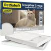 imagePetSafe ScoopFree Crystal Cat Litter amp Refill Tray with Lid Fragrance Free 43 Lb Bag with TrayWhite